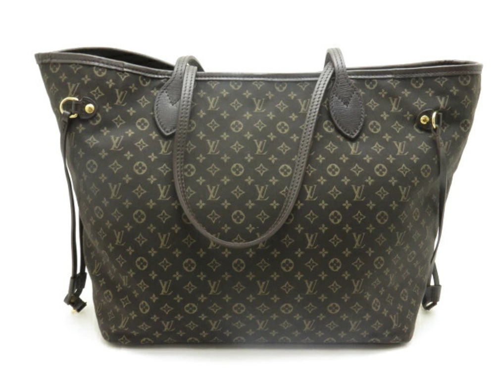LOUIS VUITTON Neverfull Mono Idylle Fusain
